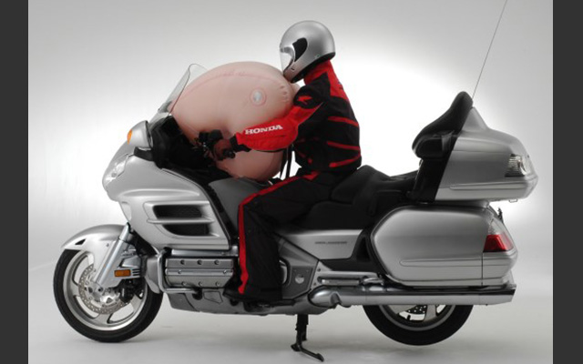 Honda airbag system for motorcycle
